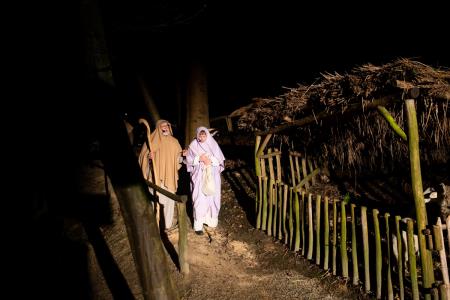 Zadnja uprizoritev predstave Božična noč v sezoni 2019-2020 12